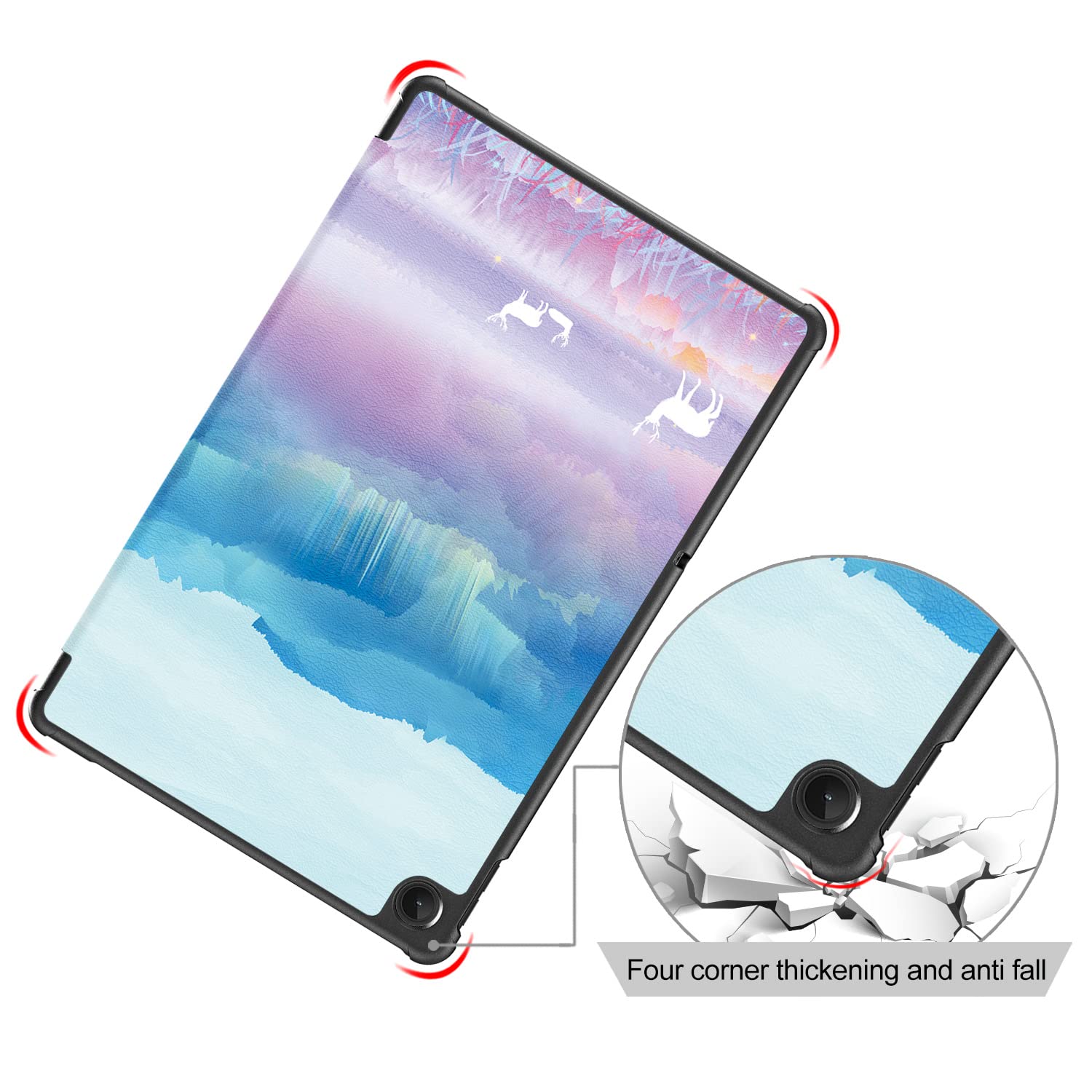 Amazon.co.jp: Lenovo Tab M10 Plus 3rd Gen 10.6ケースカバー 手帳型